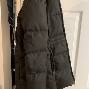 Black pajar winter coat